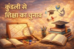 कुंडली से शिक्षा का चुनाव: क्या आपका बच्चा सही पढ़ाई चुन रहा है? 7 planets 7 stream 2 कुंडली से शिक्षा का चुनाव दर्शाता हुआ ग्रह और शिक्षा संबंध